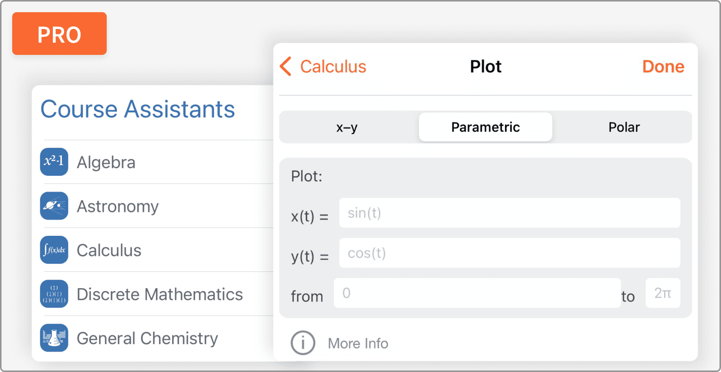 Wolfram|Alpha Pro input assistants image